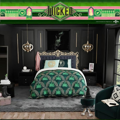 Wicked Elphaba's Witch Hat Bedding Super Soft Plush Decorative Throw Pillow, 14 in X 9 in, (Officially Licensed Product) By Franco Collectibles