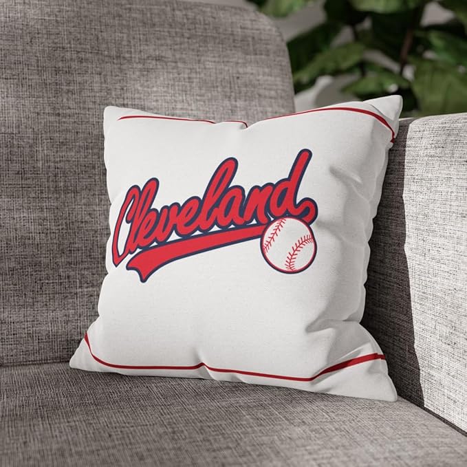 ANTKING Cleveland Throw Pillow 2 Packs Custom Name and Number for Men Women Boy Personalized Gifts