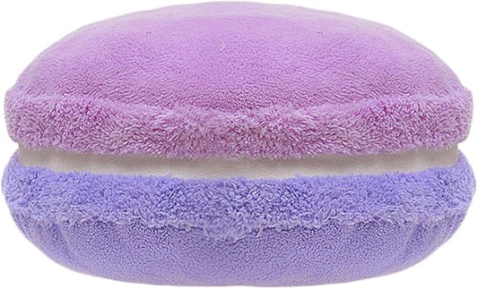ChezMax Macaron Pillow Plush Back Bolster Cushion Microbead Throw Pillow Case Round Seat Cushion Home Decor Pillow for Sofa Bedroom Office Dormitory Car 14.5" Gradient Purple
