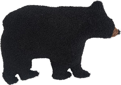 C&F Home Cute Black Bear Shaped Accent Pillow 11" x 18" All Seasons Summer Winter Autumn Fall Harvest Rustic Home Living Room Lodge Cabin Lakehouse Sofa Couch Chair Bed Bedroom Decor Decoration 11" x