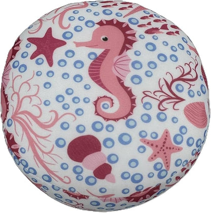 Bookishbunny Microbead Cylinder Bolster Roll Pillow 13" x 7" Various Patterns (Sea)