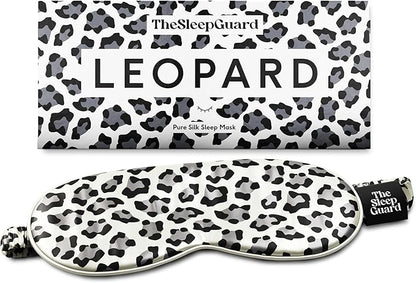 TheSleepGuard Pure Silk Sleep Mask [100% 6A Mulberry Silk, 22 Momme] Light Blocking Travel Essentials. Eye Masks for Sleeping. Black Oeko-Tex Blindfold. Eye Covers for Men & Women