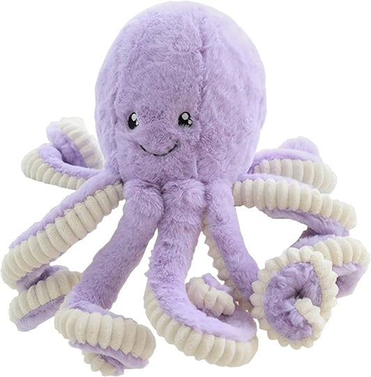 Cute Big Octopus Pillows,Interior Decoration Octopus Cushion,Soft Marine Animal Decorations (Viole, 15.7 inch)