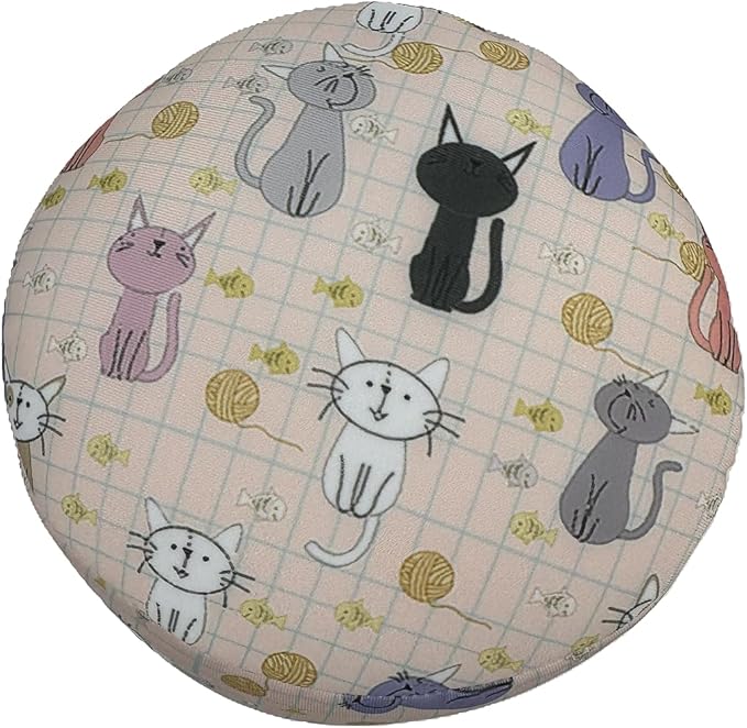 Bookishbunny Microbead Cylinder Bolster Roll Pillow 13" x 7" (Cats)