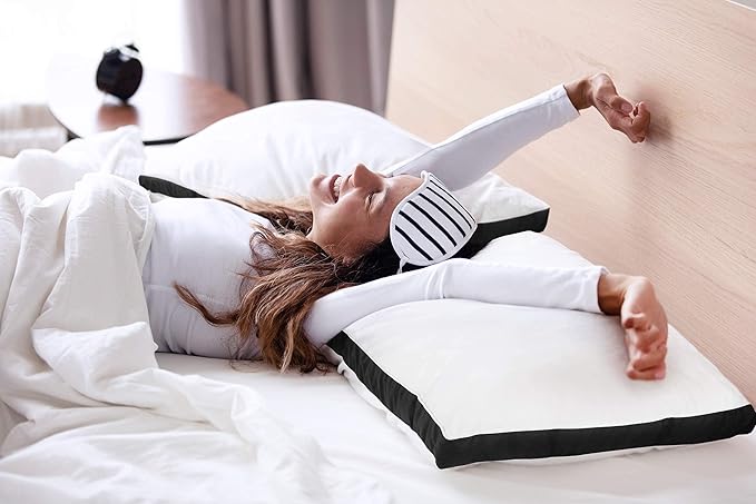 Utopia Bedding Bed Pillows for Sleeping King Size (Black), Set of 2, Soft & Fluffy Pillow with Down Alternative Filling, Cooling, Hotel Quality, Gusseted Pillow for Back, Stomach or Side Sleepers