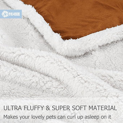 Kritter Planet Dog Blankets for Small Dogs, Soft Puppy Blanket, Pet Blankets for Cats, Lightweight & Washable, Perfect for Dog Beds, Car Seats, Creat, 30x40 inches