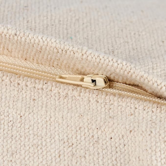 Primitives by Kathy Decorative Pillow - Striped Cottage/Removable Zipper Cover/Couch Sofa Office Dorm Bedroom Decor/Earthy Colors/Natural Palette/Cottage core/Shabby Chic/Everyday Home Decor Accent