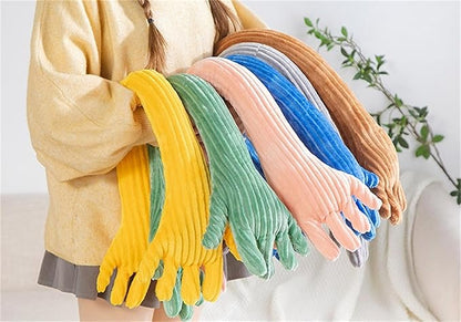 Cute Palm Pillow Simulation Palm Plush Pillow Soft Sofa Bed Pillow Funny Bedroom Decoration Office Chair Cushion (62.9in, Green)