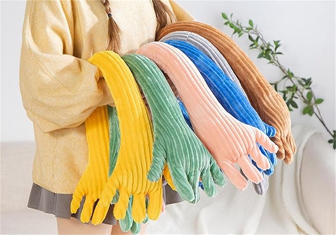 Cute Palm Pillow Simulation Palm Plush Pillow Soft Sofa Bed Pillow Funny Bedroom Decoration Office Chair Cushion (31.4in, Green)