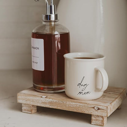 Sweet Water Decor Dog Mom Campfire Mugs - 11oz Cute Coffee Mugs for Hot & Cold Drinks - Dishwasher & Microwave Safe - Ceramic Travel Mug - Ideal and Tea Espresso Mug