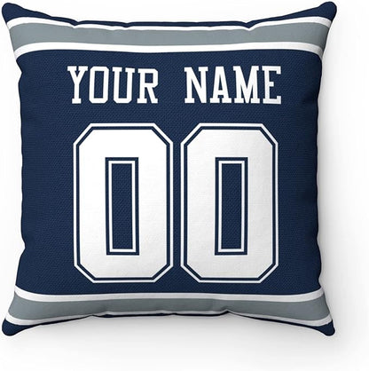 ANTKING Throw Pillow 2 Packs Custom Any Name and Number for Men Women Boy Gift