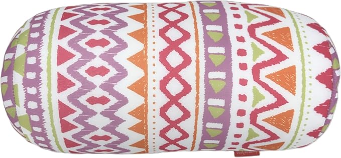 Bookishbunny Microbead Cylinder Bolster Roll Pillow 13" x 7" (PinkWave)
