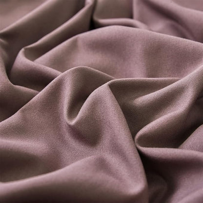 CLOTHKNOW Dusty Purple Full Size Comforter Sets 3Pcs Pale Mauve Bedding Comforter Sets Soft All Season Women Girls Comforter with 2 x Pillow Cases