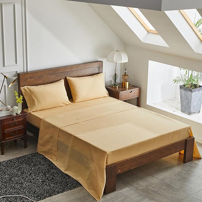 Gray Comforter Sheet Set Bed in a Bag 7 Pieces Cal King Size Tree Branch Bloom Flower Bedding Set (1 California King Comforter 2 Pillow Shams 1 Tan Flat Sheet 1 Fitted Sheet 2 Pillowcases)