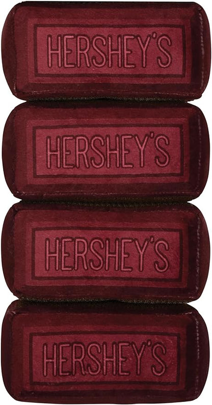 iscream Hershey's Chocolate Bar Package 17.5" x 7.75" Pillow Set with Mini Chocolate Bar Pillows