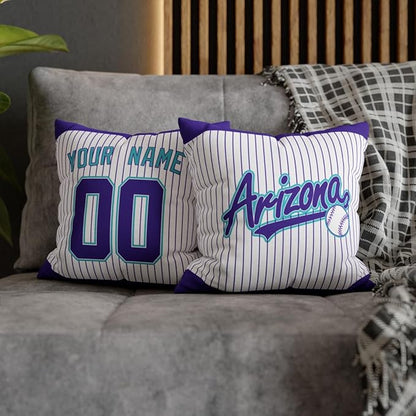 ANTKING Arizona Throw Pillow 2 Packs Custom Name and Number for Men Women Boy Personalized Gifts