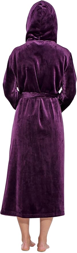 Turquaz Oversize Premium Luxury Ultra Soft Warm Robes for Women Plush Fleece Bathrobe for Women with and Spacious Pockets