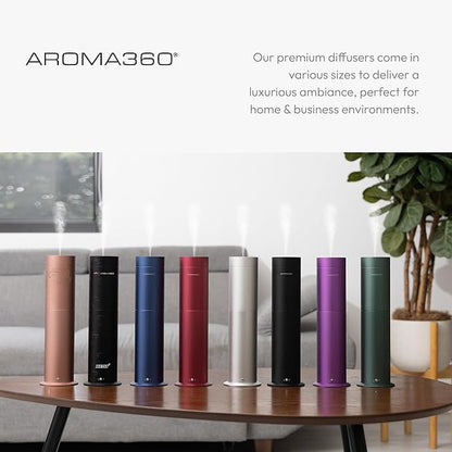 Aroma360-Mini Pro Scent Diffuser-Aroma Diffuser for Essential Oils-Cold-Air Diffusion-600sq.ft. Coverage-Waterless Air Diffuser-Green-Works Exclusively with Pro Pod Bottles