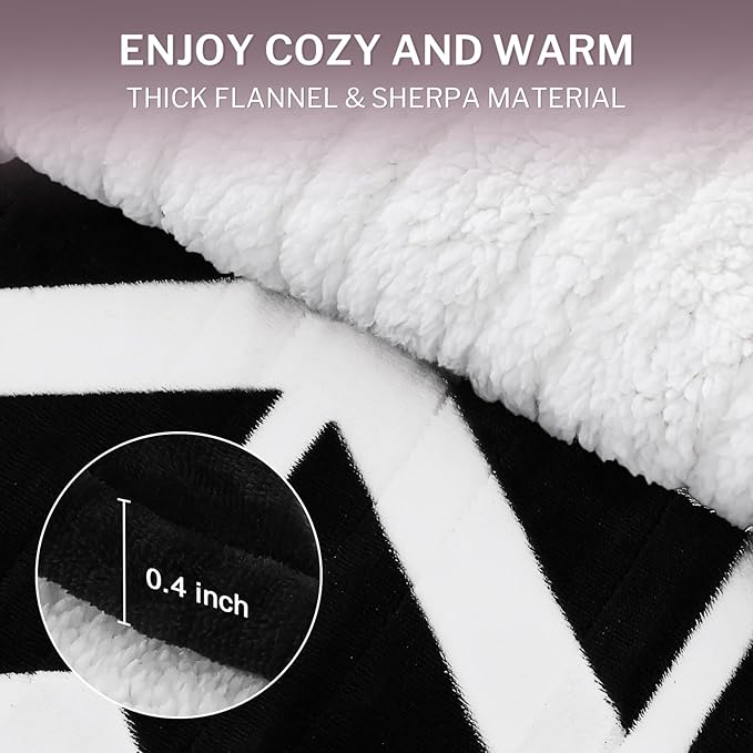 VENTIMI Electric Blanket Heated Throw, 62" x 84" Heated Blanket with 9 Heat Levels & 2 to 10 Hours Auto Off, Fast Heating Blankets with ETL & FCC Certification, Black