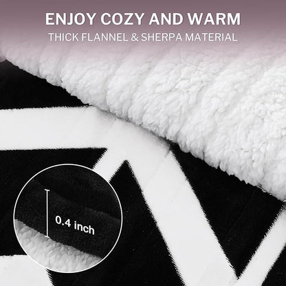 VENTIMI Electric Blanket Heated Throw, 62" x 84" Heated Blanket with 9 Heat Levels & 2 to 10 Hours Auto Off, Fast Heating Blankets with ETL & FCC Certification, Black