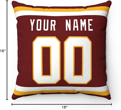 ANTKING Throw Pillow 2 Packs Custom Any Name and Number for Men Women Boy Gift