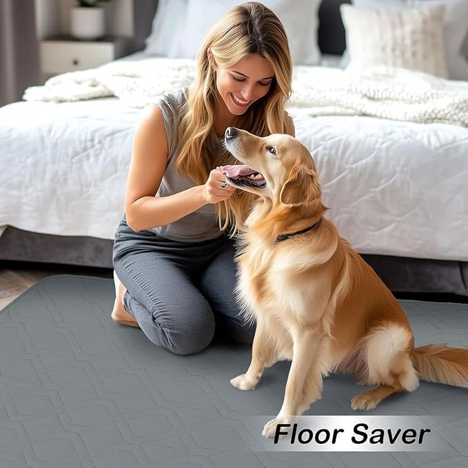 hyha Waterproof Dog Bed Blanket, Soft Pet Blankets, Waterproof Couch Cover for Dogs, Reversible Sofa Covers Washable for Furniture (40x70 Inch, Dark Grey/Dark Grey)