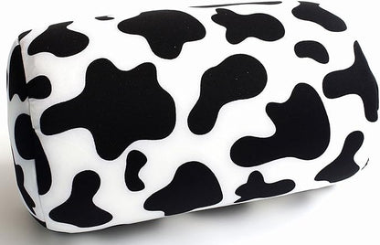 Bookishbunny Microbead Cylinder Bolster Roll Pillow 13" x 7" (Cow)