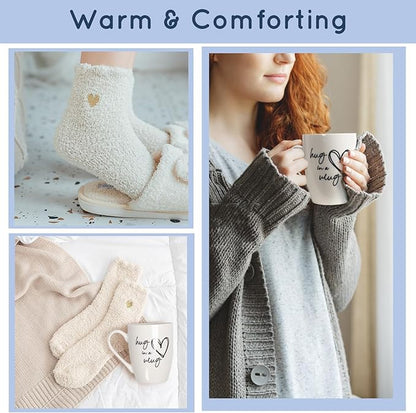 Sympathy Gift Baskets, Condolences Gifts for Bereavement Grief - Sorry for Your Loss of Loved One/Mom/Dad/Husband, Thinking of You Box, Grieving Care Package for Women Men Friends(Ivory Pillow)
