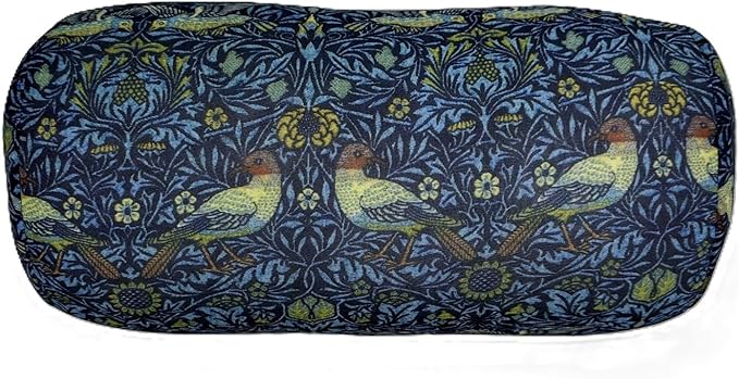 Bookishbunny Microbead Cylinder Bolster Roll Pillow 13" x 7" Various Patterns (Bird)
