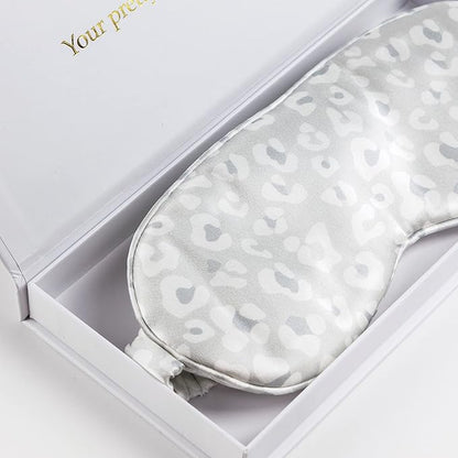 Silk Sleep Mask Light Blocking Luxury 100% Mulberry 22mm Silk Eye Mask Eye Cover Blindfold Ultra Soft Light & Comfy Anti Aging Skin Care with Travel Bag Gift Package