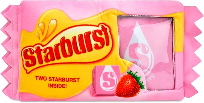 iscream Starburst Package 10.75" x 4.75" Pillow Set with Two Mini Starburst Candy Pillows