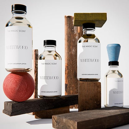 The Magic Scent Whitewood Diffuser Oil - Hotel & Home Luxury Scents Inspired by 1 Hotel Miami Beach, Compare to My Way Diffuser Oil Scents for Home, Designed for Use in All Diffusers - 4 fl oz, 120 mL