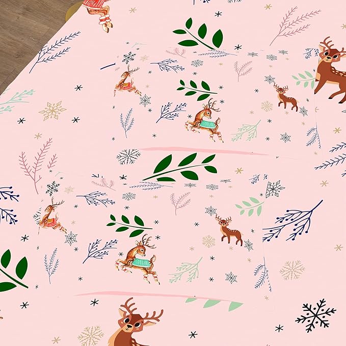 Tailor Shop Girls Bedding Sets,Pink Bed Set,Queen Size Comforter Set,Deer Bedding Sets,Kids for Girls,with 1 Comforter and 2 Pillowcase…