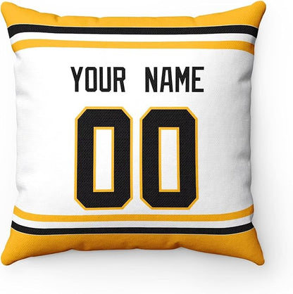 ANTKING Pittsburgh Throw Pillow Personalized Custom Any Name and Number for Men Women Boy Gifts