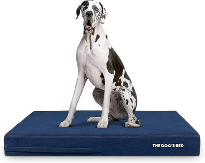 The Dog’s Bed Orthopedic Memory Foam Dog Bed Mattress, Oxford Fabric, Real Blue Denim, XXL, 6-Inch