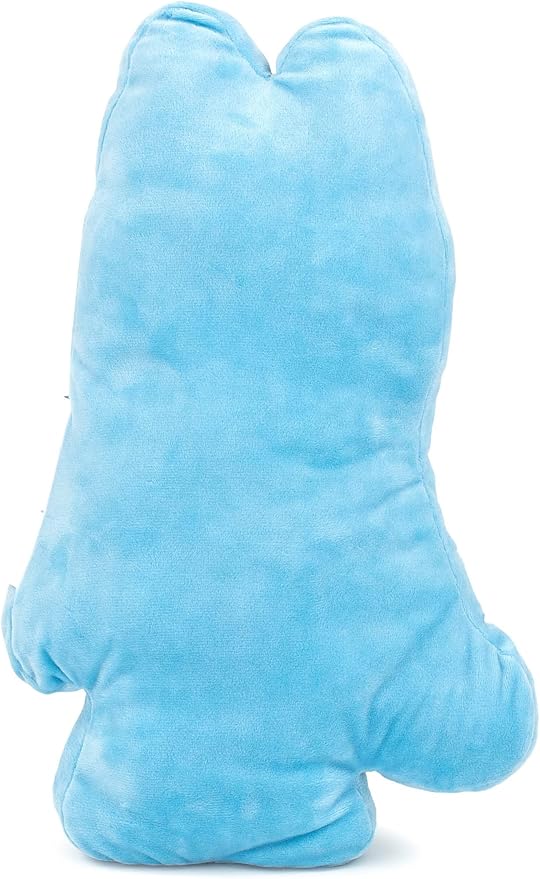 Jay Franco Polyester Bluey Shaped Decorative Pillow - Kids Super Soft Throw Plush Pillow - Measures 17 Inches (Official Bluey Product)