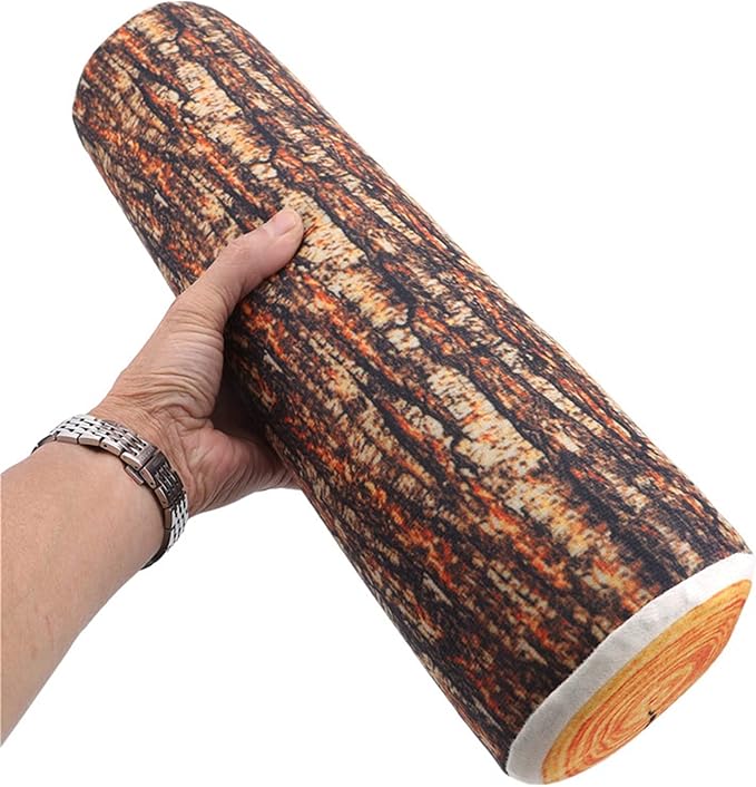 Natural Wood Design Tree Trunk Log Cushion Soft Chair Cushion Pillows Gift Home Sofa Cushion (style1)