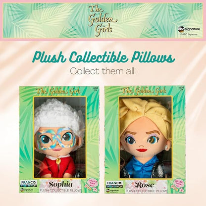 Collectibles The Golden Girls Rose Bedding Super Soft Plush Decorative Throw Cuddle Pillow, (Officially Licensed Product) By Franco