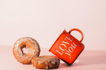 Sweet Water Decor Love You Camping Mugs - 11Oz Coffee Mugs for Couples, Dishwasher & Microwave Safe - Ceramic Travel Mug Romantic Valentines Gifts for Him and Her, Anniversary & Wedding Present