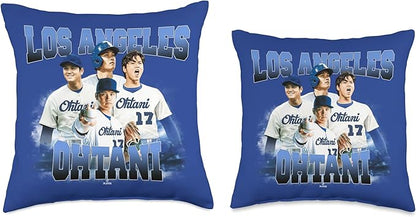 Shohei Ohtani | Los Angeles Baseball MLB Player | MLBOHT5002 Throw Pillow