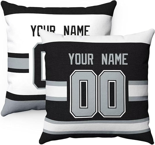 ANTKING Los Angeles Throw Pillow Personalized Custom Any Name and Number for Men Women Boy Gifts