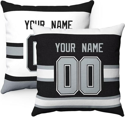 ANTKING Throw Pillow 2 Packs Personalized Custom Any Name Number for Men Women Boy Gifts