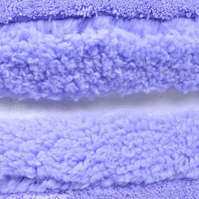 ChezMax Macaron Pillow Plush Back Bolster Cushion Microbead Throw Pillow Case Round Seat Cushion Home Decor Pillow for Sofa Bedroom Office Dormitory Car 14.5" Lavender Purple