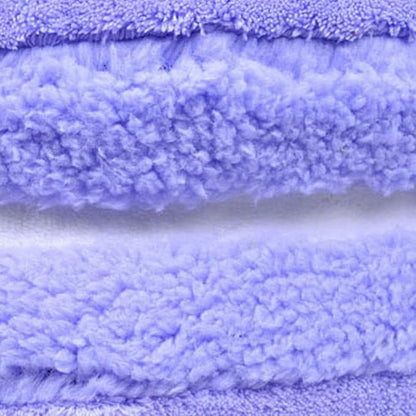 ChezMax Macaron Pillow Plush Back Bolster Cushion Microbead Throw Pillow Case Round Seat Cushion Home Decor Pillow for Sofa Bedroom Office Dormitory Car 14.5" Lavender Purple