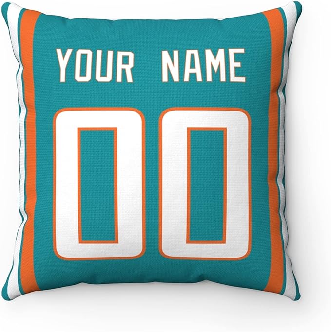 ANTKING Throw Pillow 2 Packs Custom Any Name and Number for Men Women Boy Gift