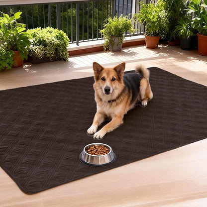 hyha Waterproof Dog Blanket, Reversible Pet Bed Blanket, Soft Sofa Couch Cover for Dogs Washable, Waterproof Pet Couch Covers for Sofa Puppy Cats Furniture Protector(52"x82", Chocolate/Beige)