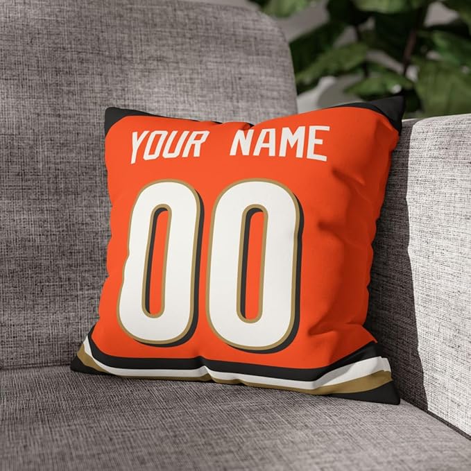 ANTKING Anaheim Throw Pillow Personalized Custom Any Name and Number for Men Women Boy Gifts