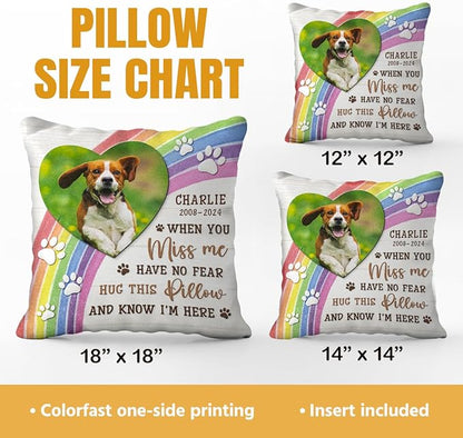 Pawfect House Personalized Pet Memorial Throw Pillow (Insert Included), Bereavement Gift Ideas, Pet Loss Gifts, Custom Dog Pillow, Dog Passing Aways Gifts