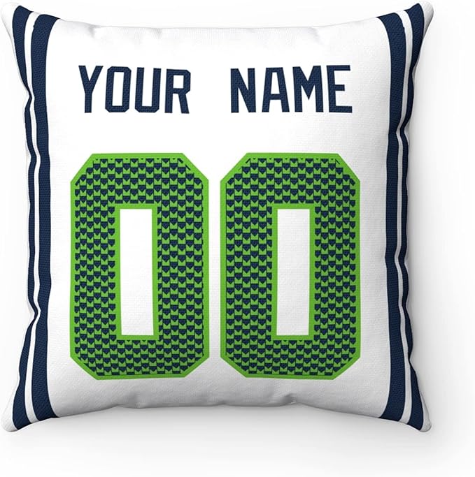 ANTKING Throw Pillow 2 Packs Custom Any Name and Number for Men Women Boy Gift