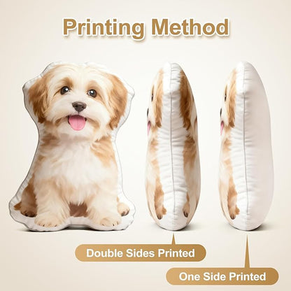 Customizable Photo Throw Pillows, Personalize Your Dog, cat or Couple Photos as Throw Pillows, for Halloween, Christmas, Birthdays.